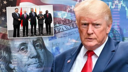 Trump'tan BRICS'e yüzde 100 vergi tehdidi! 'Dolarla oynarsa' diyerek açıkladı - Dünya