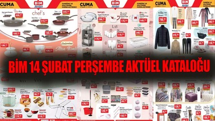 14 Şubat Bim kataloğu 2025! BİM aktüel kataloğunda hangi ürünler indirimde? - haberler