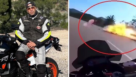 Polis memurunun hayatını kaybettiği feci kaza anbean kamerada - gundem