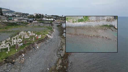 Deprem bölgesi Hatay'da korkutan görüntü! 