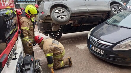 Ekipler bile şaşkın! Böyle kaza görülmedi - gundem