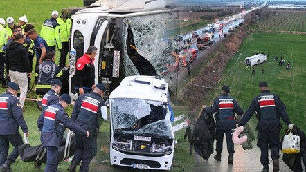 Öğrencileri taşıyan servis tarlaya uçtu! Ölü ve yaralılar var - yasam