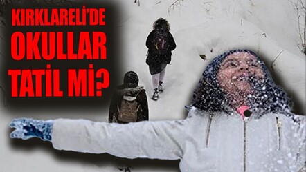 Kırklareli okullar tatil mi? Kentte kar yağışı etkili oldu - haberler