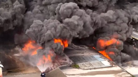 Bursa'da korkutan yangın! Madeni yağ fabrikası alevlere teslim oldu - gundem