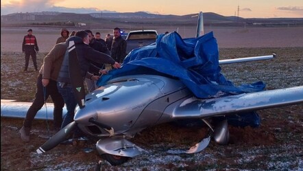 Ankara'da korku dolu anlar! Uçak zorunlu iniş yaptı - dunya