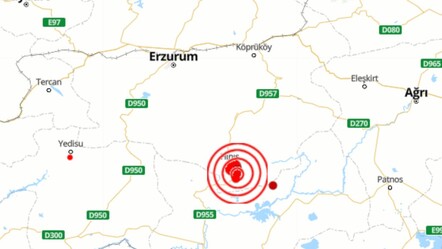 Erzurumda deprem mi oldu? Erzurum deprem son dakika verileri - gundem