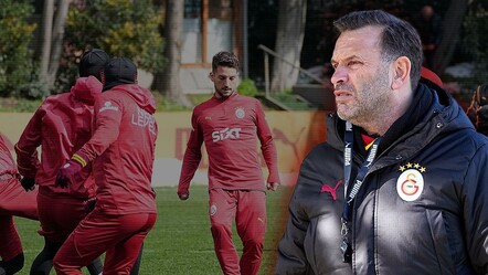 Galatasaray, derbi hazırlıklarını sürdürdü - spor