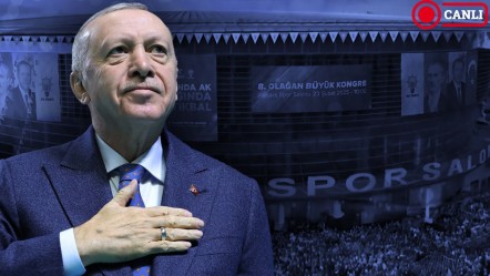 AK Parti 8. Olağan Büyük Kongresi... Cumhurbaşkanı Erdoğan partisinin yeni vizyonunu açıklıyor - Gündem