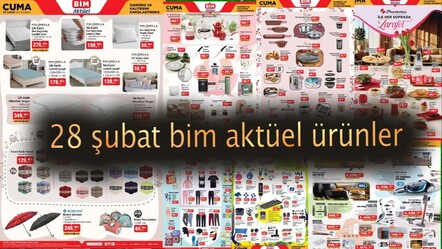 bim aktüel 28 şubat! BİM'e bu hafta hangi ürünler var? - haberler