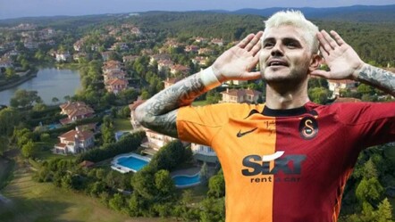 Icardi'nin Göktürk'teki villasının manzarası hayran bıraktı! Aylık kirası ağızları açık bıraktı - magazin