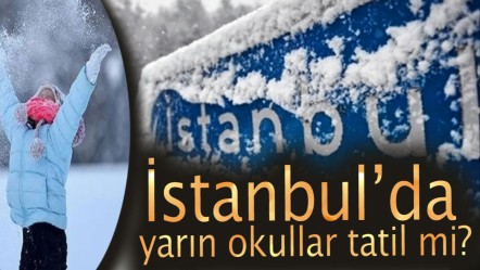 İstanbul’da yarın okullar tatil mi? 25 Şubat İstanbul’da okullar tatil mi? - Haberler