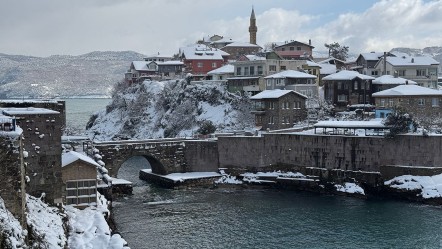 "Karadeniz'in incisi" karla kaplandı, fotoğrafları hayran bıraktı - Yaşam