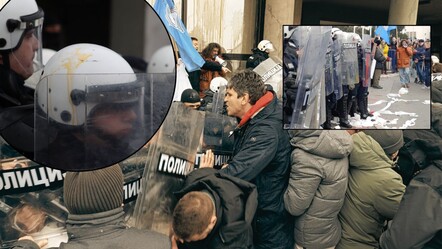 Sırbistan'da ortalık karıştı! Protestocular polise saldırdı, yaralılar var - dunya