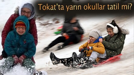Tokat'ta okullar tatil mi? 25 Şubat Salı Tokat Valiliği kar tatili açıklaması - haberler