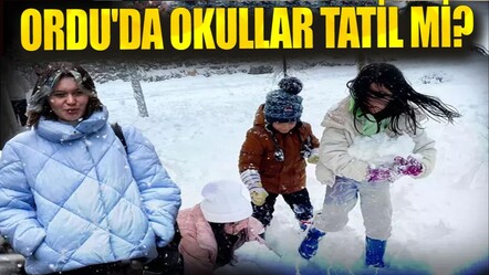 Yarın Ordu'da okullar tatil mi? Valilikten son dakika kar tatili açıklaması - haberler