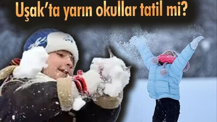 Uşak okullar tatil mi? Uşak Valiliği kar tatili açıklaması - haberler