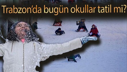 Trabzon'da bugün okullar tatil mi? Son dakika kar tatili haberi - haberler