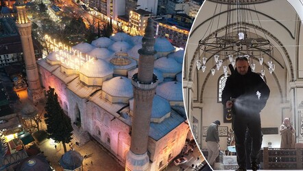 Bir Osmanlı geleneği! Bursa Ulu Cami de ramazana gül suyuyla hazırlandı - haberler