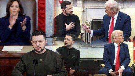 Zelenskiy alkışlarla geldi, hakaretle gitti! ABD'den iki buçuk yılda değişen karşılama - dunya