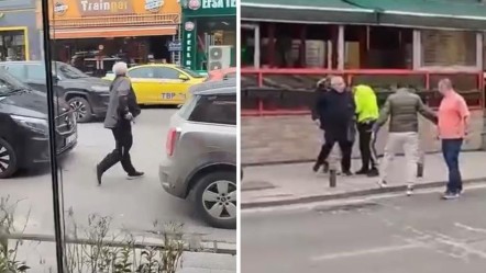 Elinde silahla mekana girdi! Trafik polisi muhtemel faciayı önledi - Yaşam