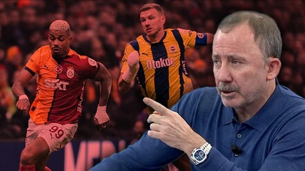 Sergen Yalçın'dan Galatasaray ve Fenerbahçe yorumu!