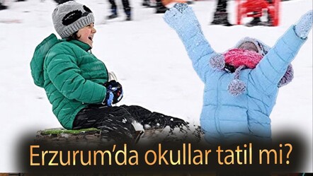 Erzurum'da okullar tatil mi? 4 Mart 2025 Erzurum Valiliği kar tatili açıklaması yaptı mı? - haberler
