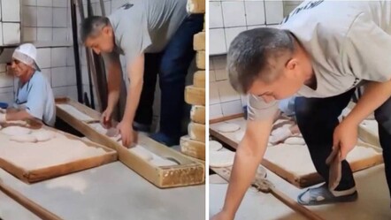 Çanakkale’de mide bulandıran görüntüler! Pide tezgahına terlikle bastı - gundem