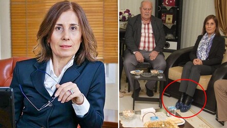Seyhan Belediye Başkanı Oya Tekin'den şehit ailesi ziyareti! Galoşlarına tepki yağdı - gundem