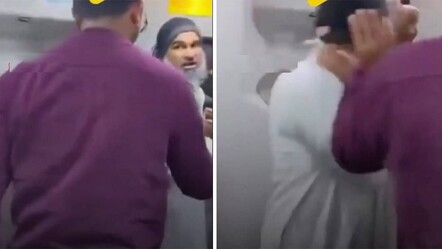 Trende korkunç saldırı! Kur’an-ı Kerim okuyan adamı tekme tokat dövdüler - dunya