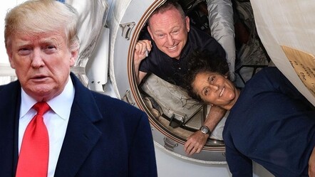 Trump'ın uzayda mahsur kalan astronotlarla ilgili sözleri olay oldu - dunya