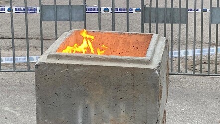 Yer altından çıkan gaz 6 gündür yanıyor - gundem