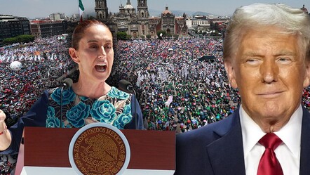 Binlerce kişiyi ABD'ye karşı topladı! Meksika Devlet Başkanı Sheinbaum'dan Trump'a sesleniş mitingi - dunya