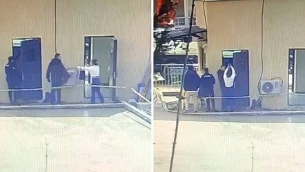 Ataşehir'de karakol önünde polisimize saldırdılar! Skandal anlar kamerada - guncel