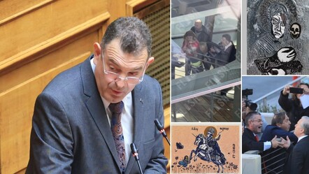 Ulusal Resim Galerisi'nde eserleri tahrip eden Yunanlı milletvekili gözaltına alındı! - kultur-sanat