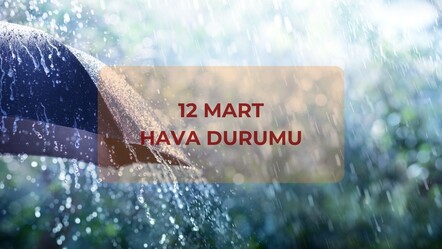 Bugün yağmur yağacak mı? 12 Mart hava durumu tahmini - gundem