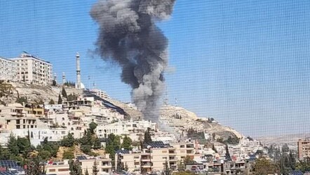 İsrail savaş uçakları Şam'ı bombaladı - dunya