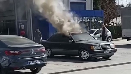 Muayeneden geçmeyen aracını ateşe verdi! - Yaşam