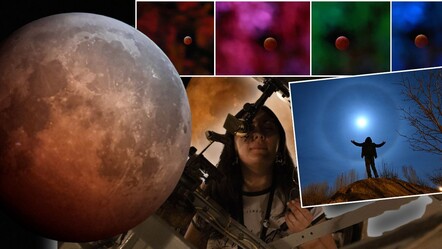 Samanyolunda ziyafet... Ramazan ayında harika görüntüler! Kanlı ay tutulması ile muhteşem fotoğraflar ortaya çıktı - haberler