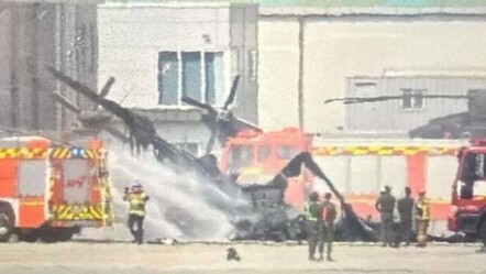 İHA ve askeri helikopter çarpıştı! Güney Kore'de denetimsizlik şüphesi - dunya