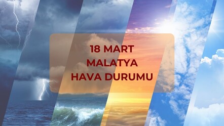 Malatya'da bugün yağmur var mı? 18 Mart Malatya hava durumu - haberler