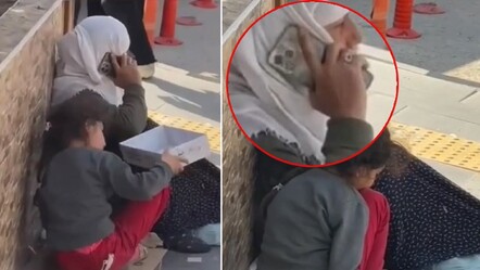 Dilencinin telefonu sosyal medyayı salladı! Fiyatı dudak uçuklattı - gundem