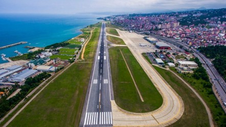 Trabzon Havalimanı'nda hareketli dakikalar! Özel jet acil iniş yaptı - Gündem