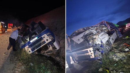 ‘Ölüm virajı’nda korkunç kaza! Tır şoförü feci şekilde can verdi - gundem