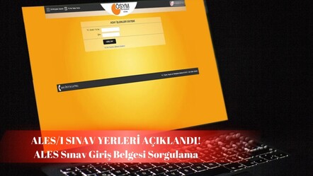 ALES/1 sınav giriş belgeleri nasıl sorgulanır? ÖSYM sınav yerleri sorgulama ekranı - haberler