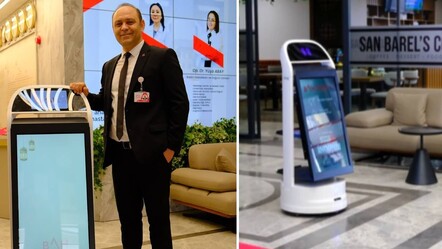 Hastanede robot dönemi: Hastalara eşlik edip odalara servis yapıyor - teknoloji