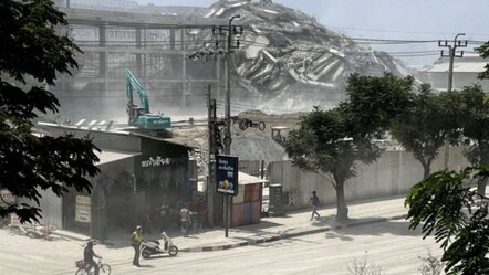 Myanmar’daki büyük depremin ardından Tayland’da gökdelen çöktü: En az 90 işçi enkaz altında kaldı - haberler