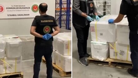 İstanbul Havalimanı'nda yüzlerce kilo uyuşturucu ele geçirildi - gundem