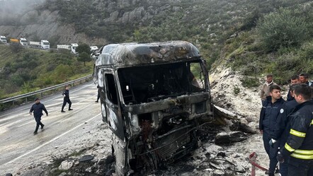 Seyir halindeki tır alev topuna döndü! Sürücü feci şekilde can verdi - 3-sayfa