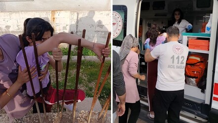 Hatay'da korkunç olay! Koluna inşaat demiri saplanan çocuk kurtarıldı - gundem