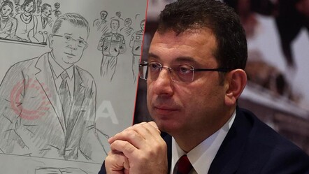 Adliye ressamından Ekrem İmamoğlu resmi! İhlas Haber Ajansı mahkemeyi sahne sahne çizdi - gundem